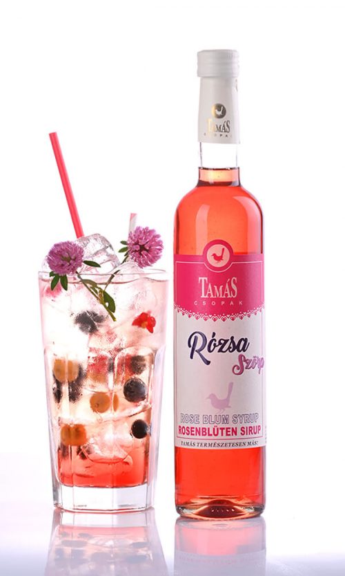 Rózsa Szörp, Rose Blum Syrup, Rosenblüten Sirup
