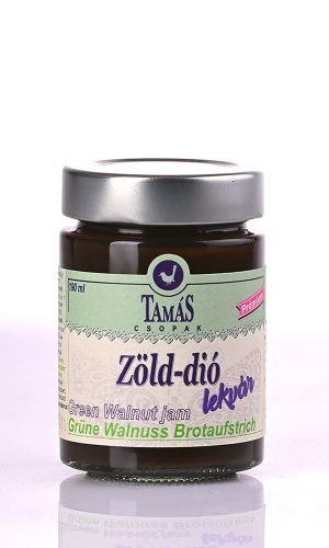 zöld dió lekvár termékfotó