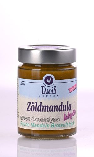 termékfotó zöld mandula lekvár