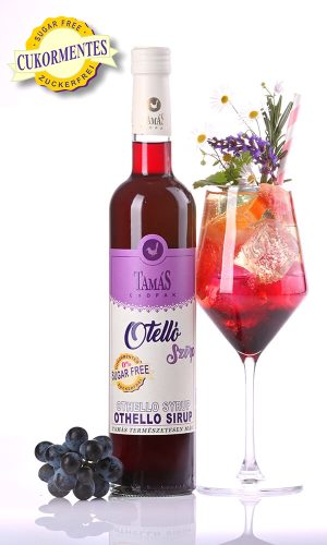 Tamás Pince Csopak Otelló szörp Cukormentes változatban, alkoholmentes koktéllal