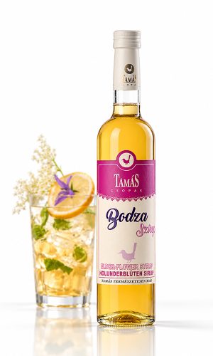 bodza szörp palackfotó